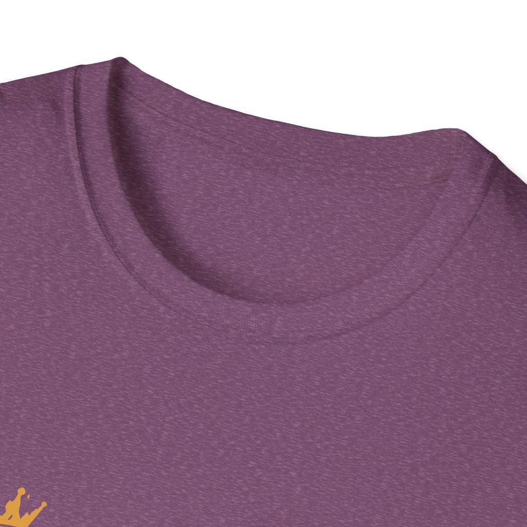Crown Design Unisex Softstyle T-Shirt, Casual Wear, Gift for Him/Her, Birthday, Everyday Style, Fashion Statement