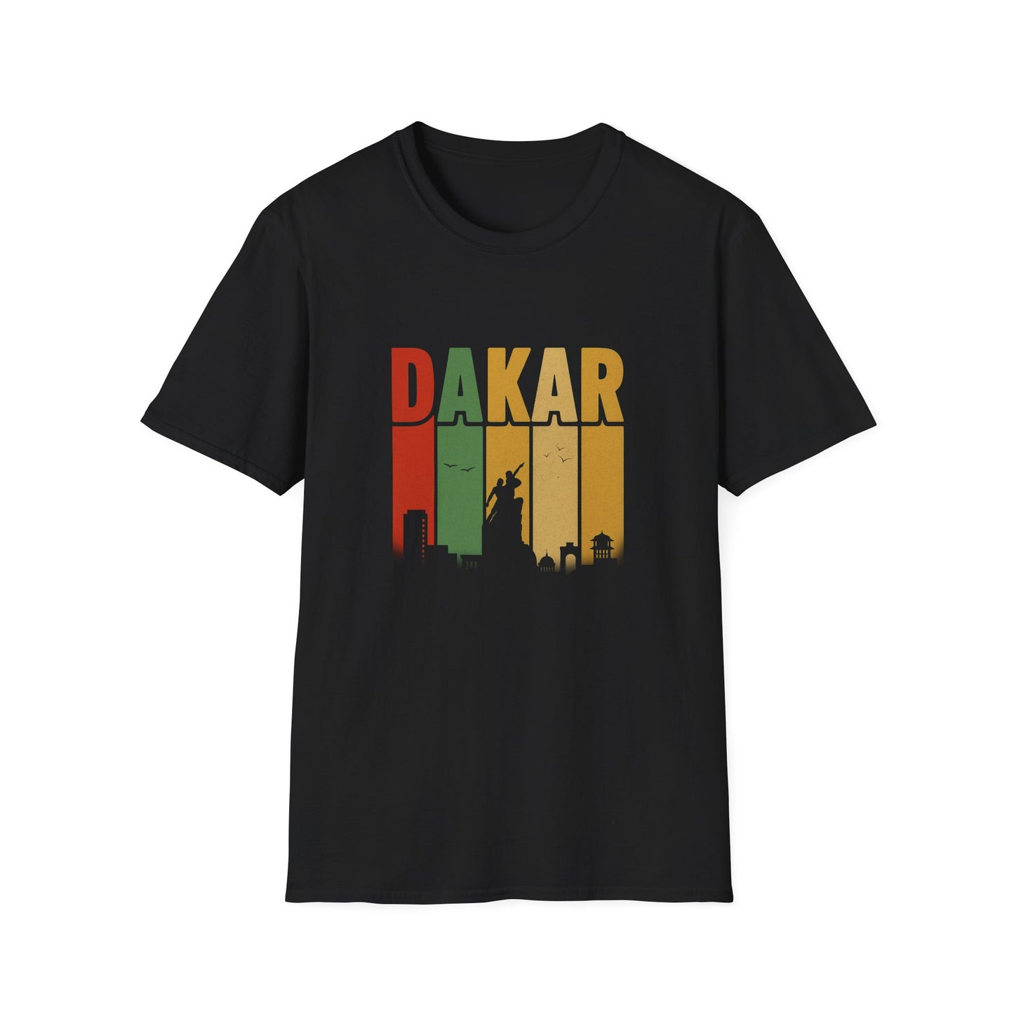 Dakar Unisex Softstyle T-Shirt, Casual Tee, Travel Shirt, Souvenir Gift, Unique Apparel, Comfortable Everyday Wear