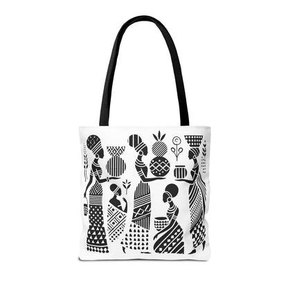 Elegant Tribal Women Art Tote Bag