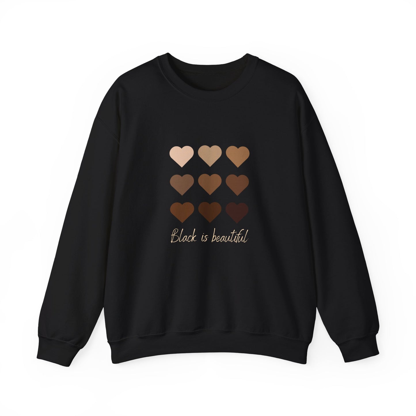 Black is Beautiful Unisex Crewneck Sweatshirt