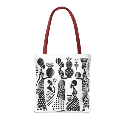 Elegant Tribal Women Art Tote Bag