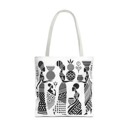 Elegant Tribal Women Art Tote Bag