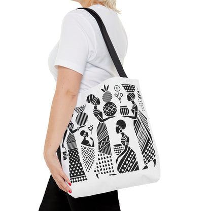 Elegant Tribal Women Art Tote Bag