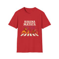 Hakuna Matata Tee, Unisex Softstyle T-Shirt, Fun Graphic Shirt, Gift for Friends, Casual Wear, Summer Tee, Disney Inspired