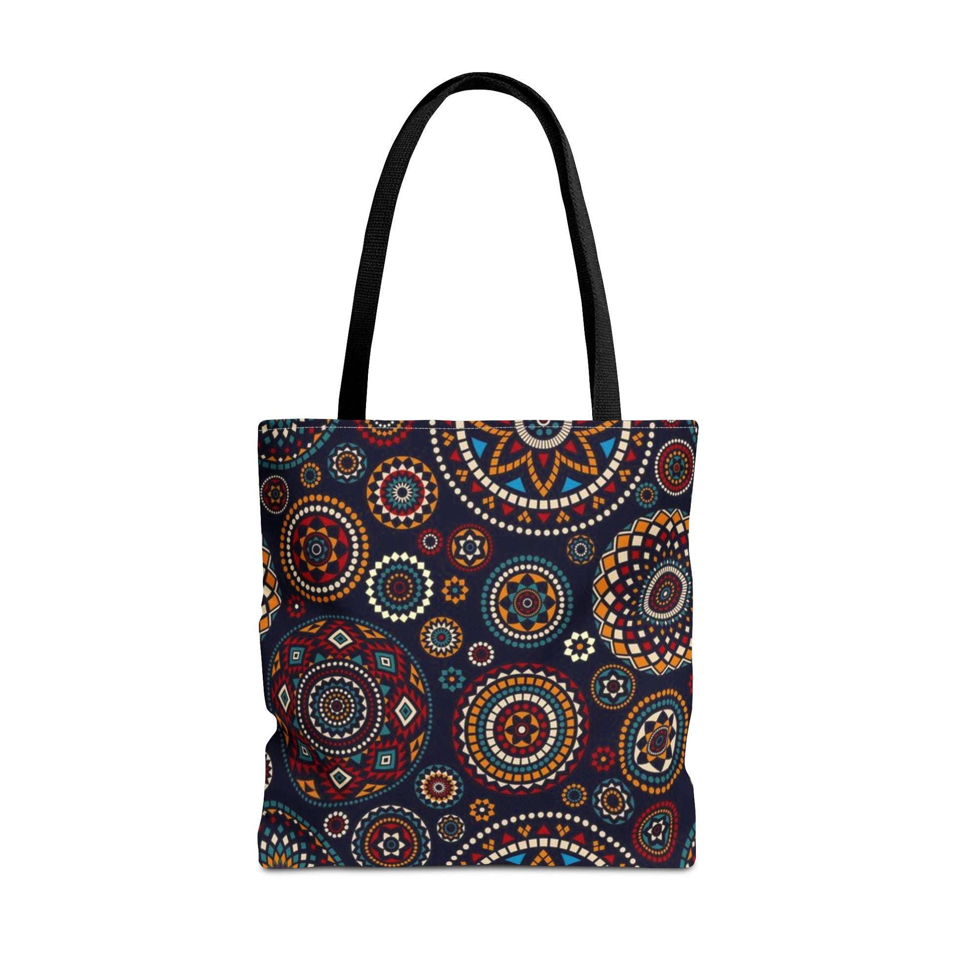 African Print Tote Bag – Echo Circles Pattern | Cultural Heritage Design