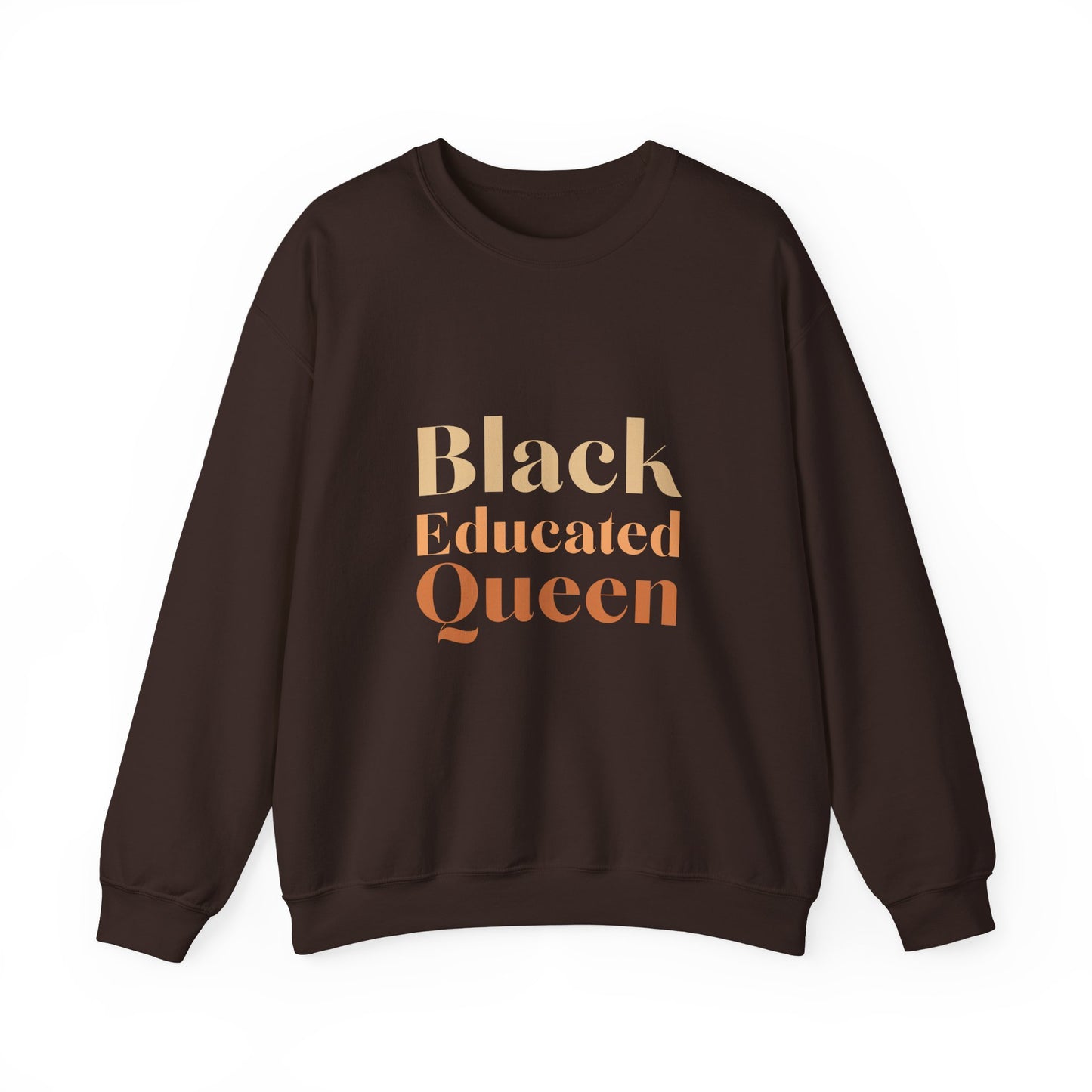 Black Educated Queen Unisex Crewneck Sweatshirt