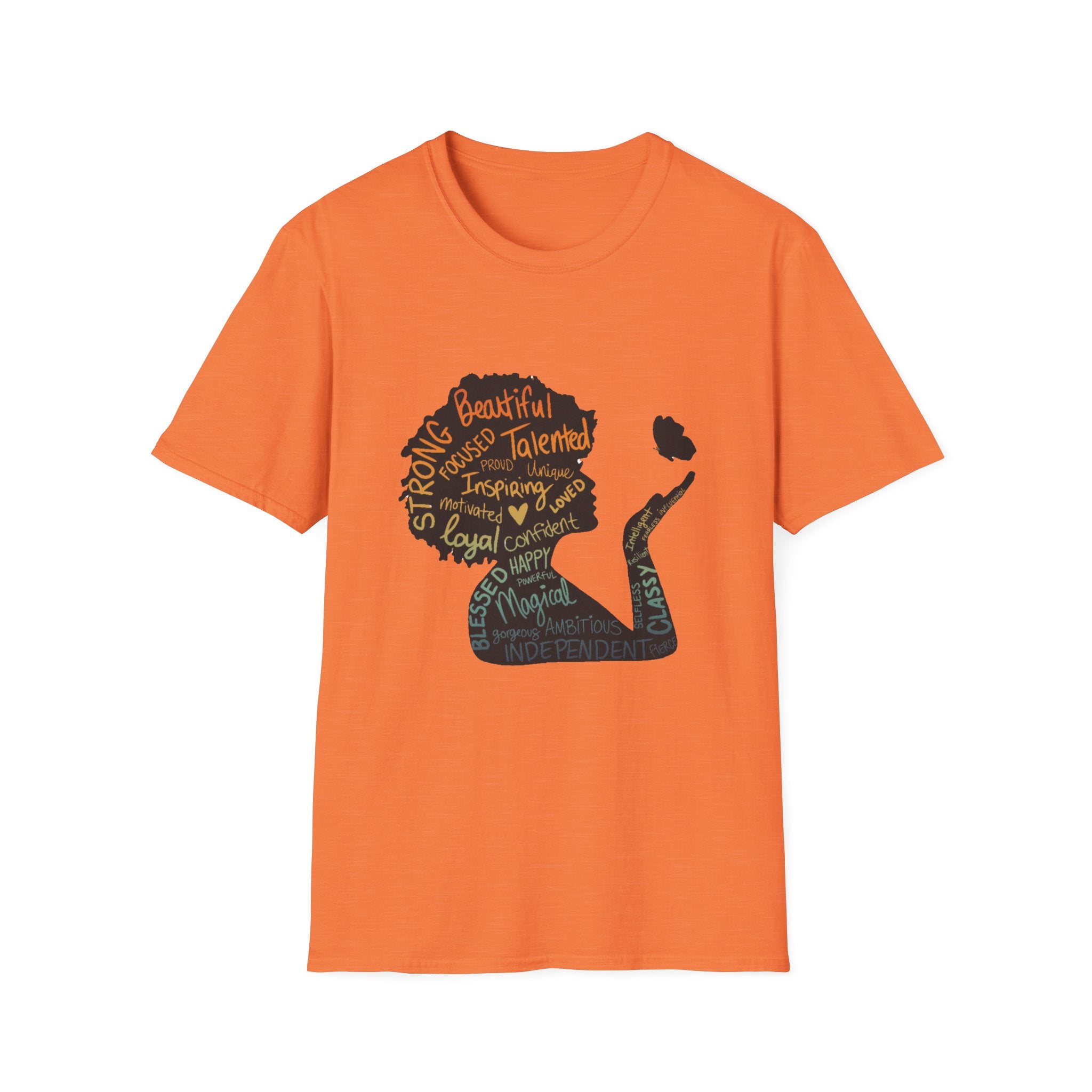 Empowering Word Art T-Shirt, Positive Affirmation Tee, Unisex Inspirational Shirt, Self-Love Gift, Motivational Apparel