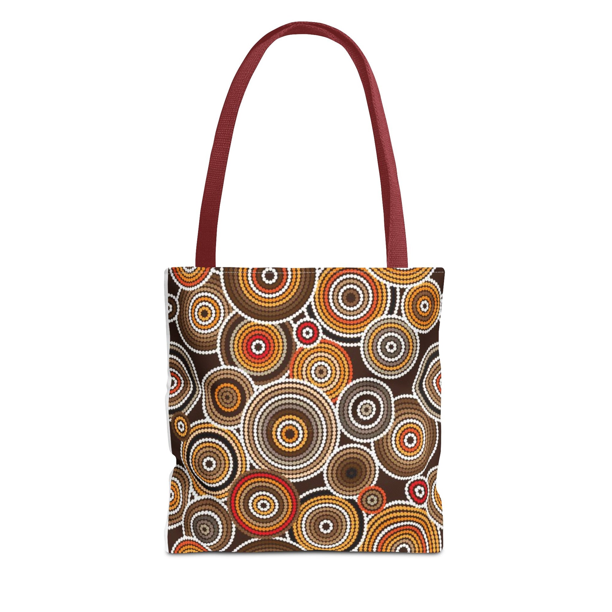 African Print Tote Bag – Echo Circles Pattern | Cultural Heritage Design