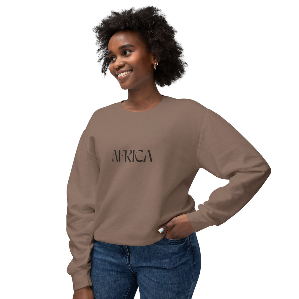 Africa Minimalist Crewneck Sweatshirt