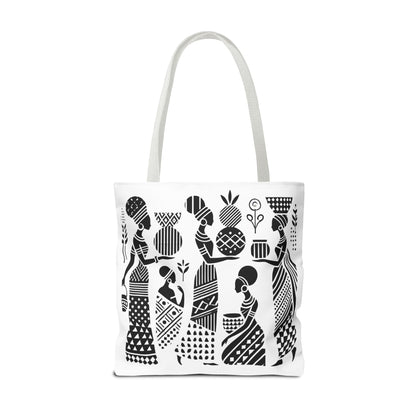 Elegant Tribal Women Art Tote Bag