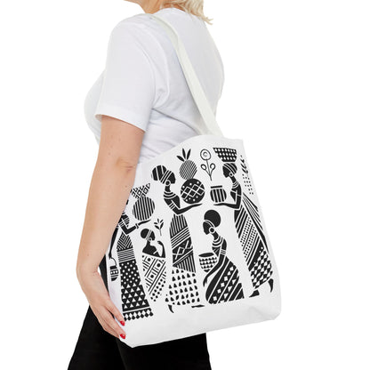 Elegant Tribal Women Art Tote Bag