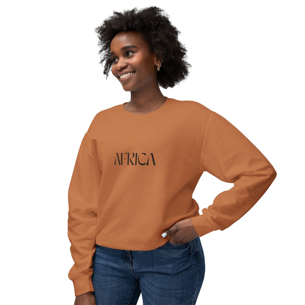 Africa Minimalist Crewneck Sweatshirt