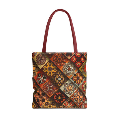 Ethnic Mosaic Art Tote Bag – Colorful, Durable, and Stylish
