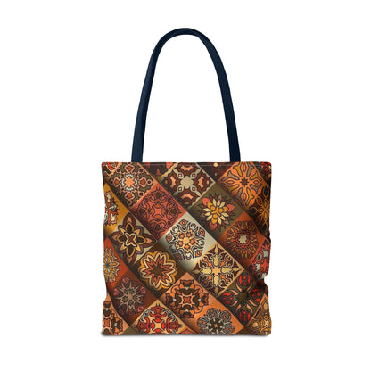 Ethnic Mosaic Art Tote Bag – Colorful, Durable, and Stylish