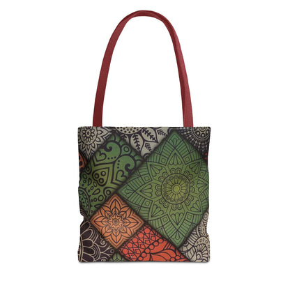 Ethnic Mosaic Art Tote Bag – Colorful, Durable, and Stylish
