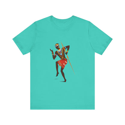 Warrior Rhythm African Tribal Dance T-Shirt – Unisex Cultural Heritage Tee