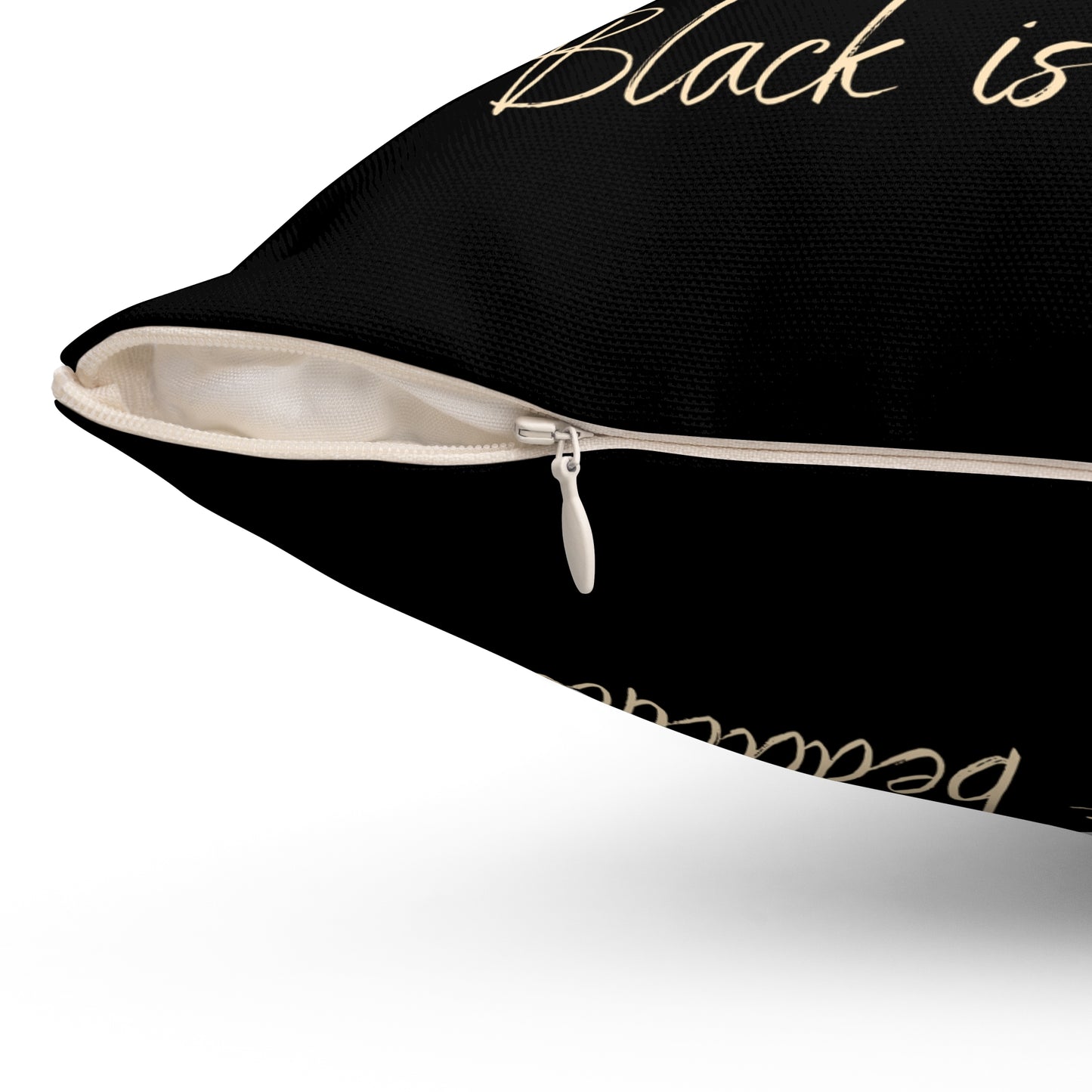 Black Is Beautiful Square Pillow