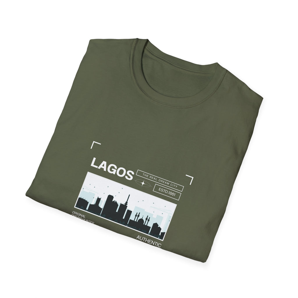 Lagos Retro City Softstyle T-Shirt