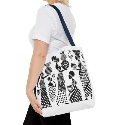 Elegant Tribal Women Art Tote Bag