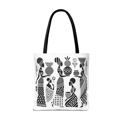 Elegant Tribal Women Art Tote Bag