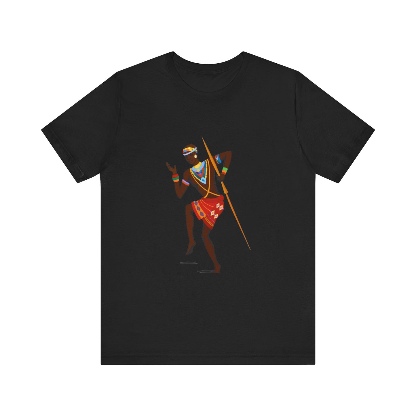 Warrior Rhythm African Tribal Dance T-Shirt – Unisex Cultural Heritage Tee