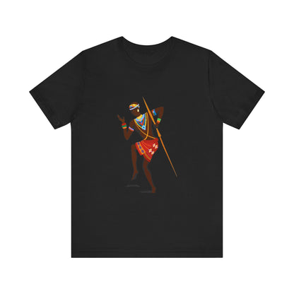 Warrior Rhythm African Tribal Dance T-Shirt – Unisex Cultural Heritage Tee