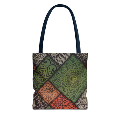 Ethnic Mosaic Art Tote Bag – Colorful, Durable, and Stylish