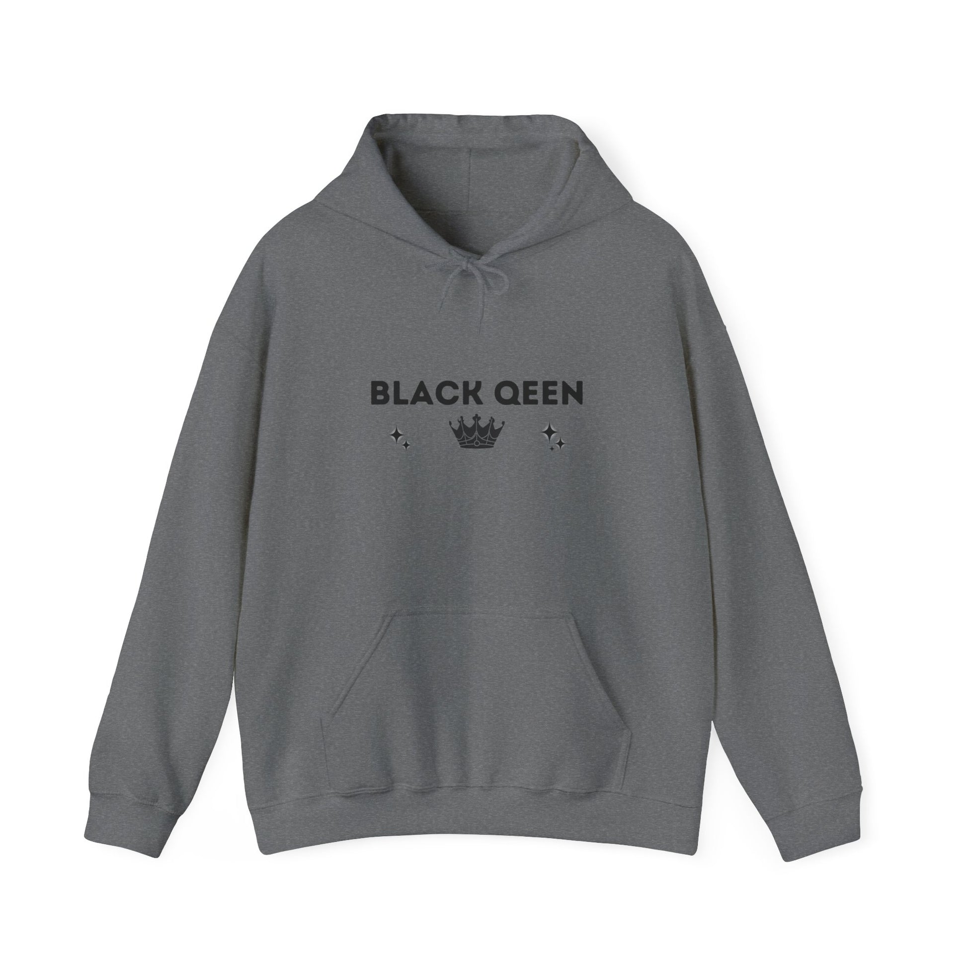 Black Queen Empowerment Hoodie - Wear Your Crown with Pride