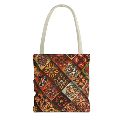 Ethnic Mosaic Art Tote Bag – Colorful, Durable, and Stylish