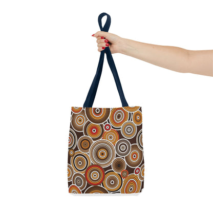African Print Tote Bag – Echo Circles Pattern | Cultural Heritage Design