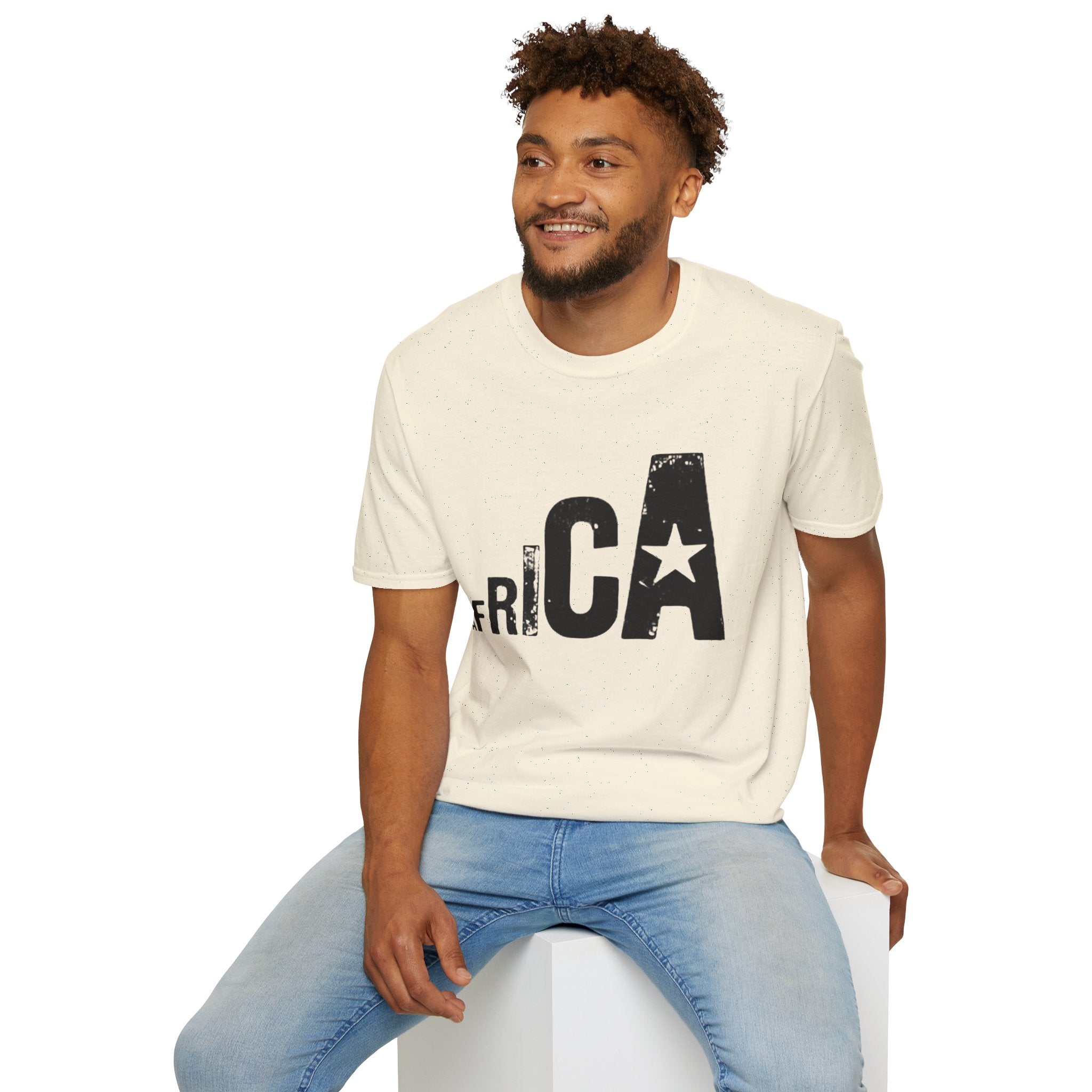 Africa Graphic Tee - Unisex Softstyle T-Shirt, Casual Wear, Travel Shirt, Gift for Nature Lovers, Festival Attire, Streetwear