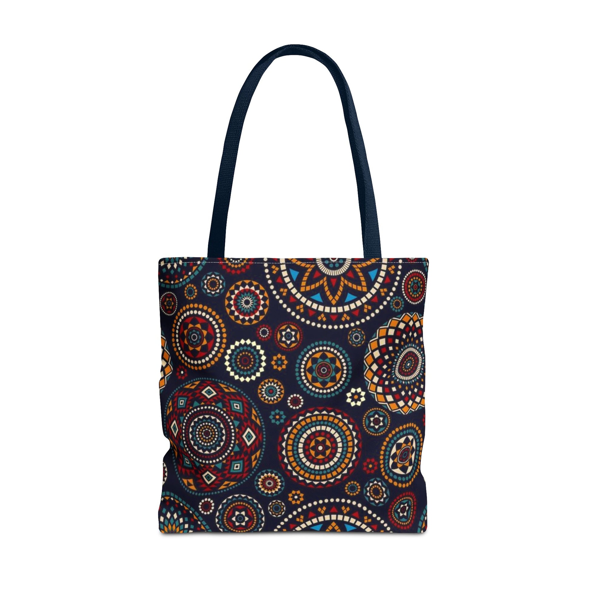 African Print Tote Bag – Echo Circles Pattern | Cultural Heritage Design