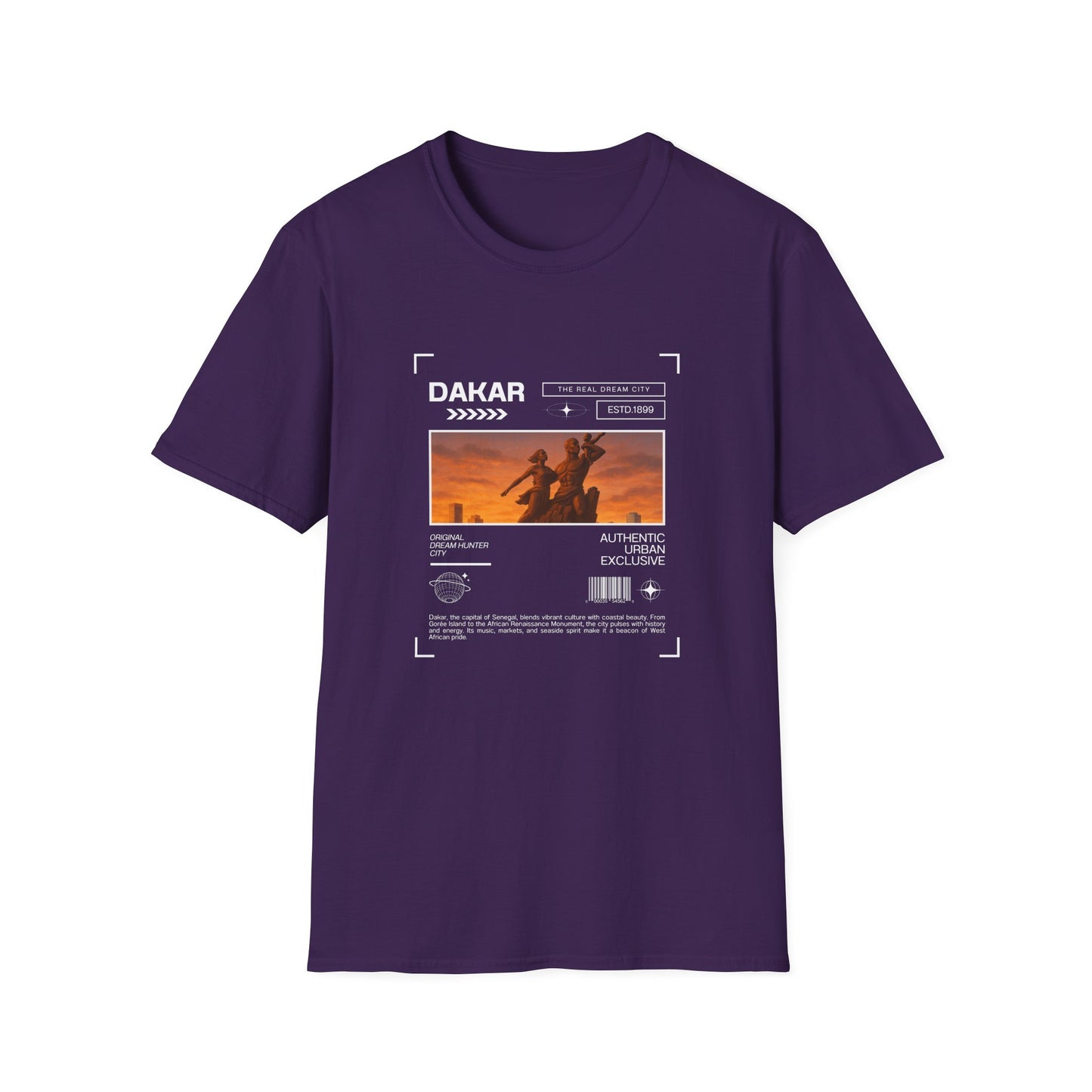 Dakar Adventure Unisex Softstyle T-Shirt, Casual Gift, Travel Tee, Graphic Shirt, Summer Wear, Road Trip Outfit