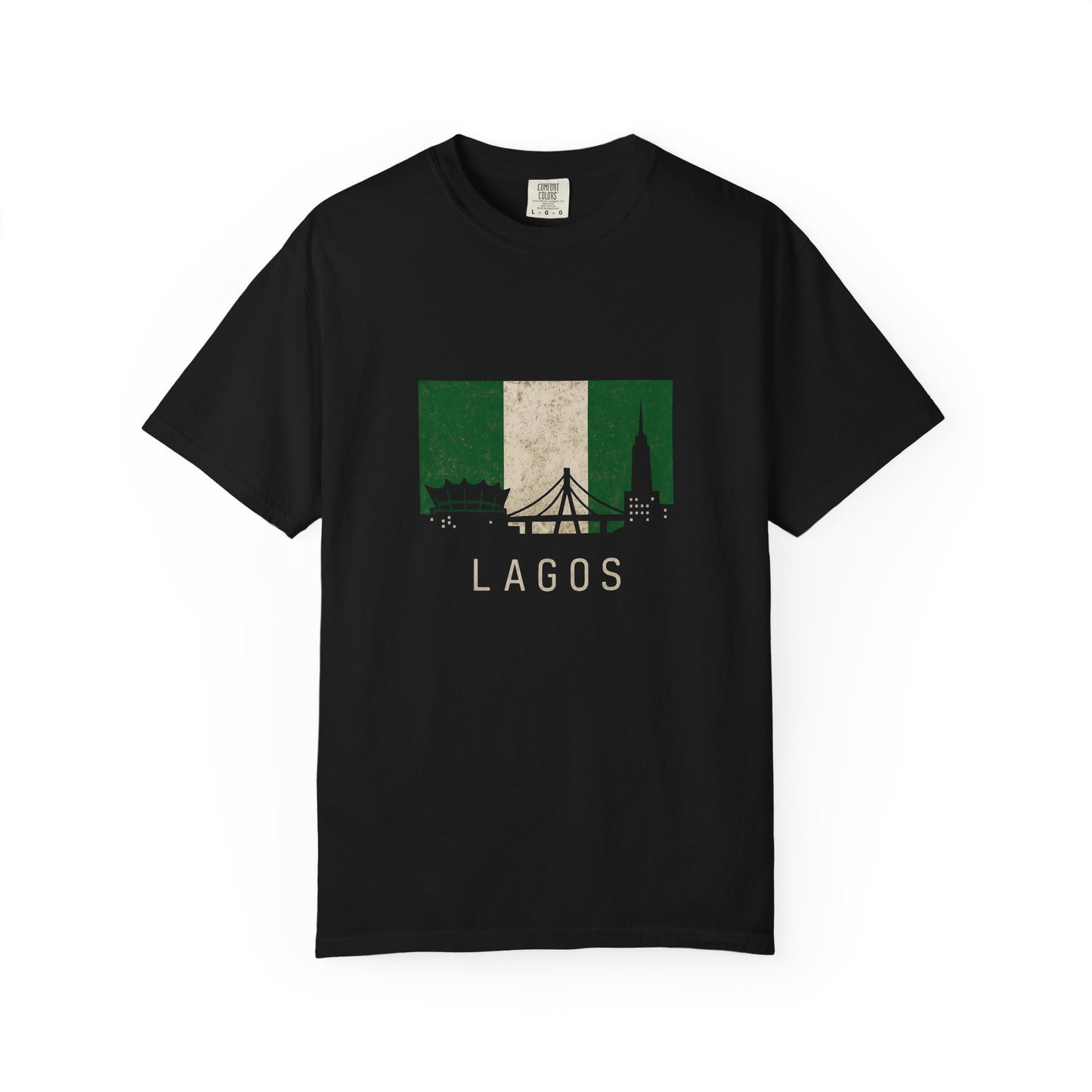 Lagos City Unisex T-Shirt | Nigeria Pride Tee, Travel Souvenir, Casual Wear, Gift for Him/Her, Cultural Apparel