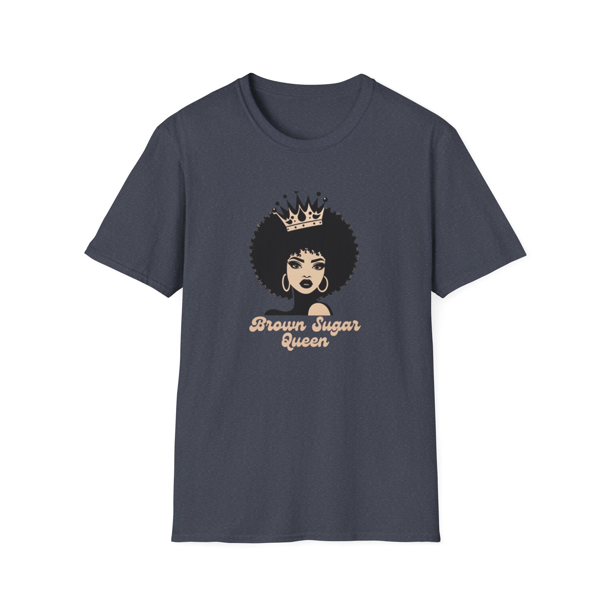 Brown Sugar Queen T-Shirt - Celebrate Heritage, Empowerment Gift, Unisex Tee for Afrofuturism, Birthday, Black History Month