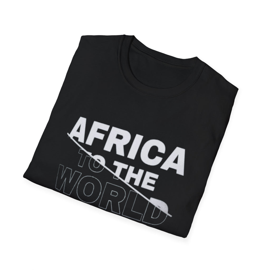 Africa to the World Unisex Softstyle T-Shirt - Comfortable & Stylish for Every Occasion