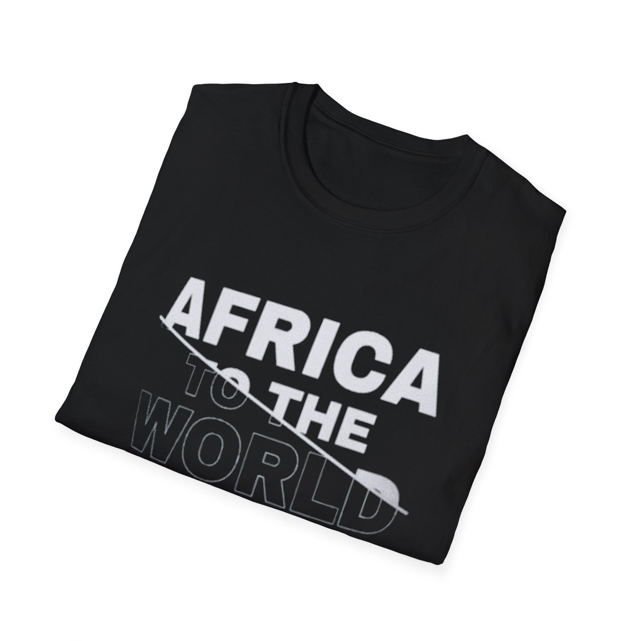 Africa to the World Unisex Softstyle T-Shirt - Comfortable & Stylish for Every Occasion
