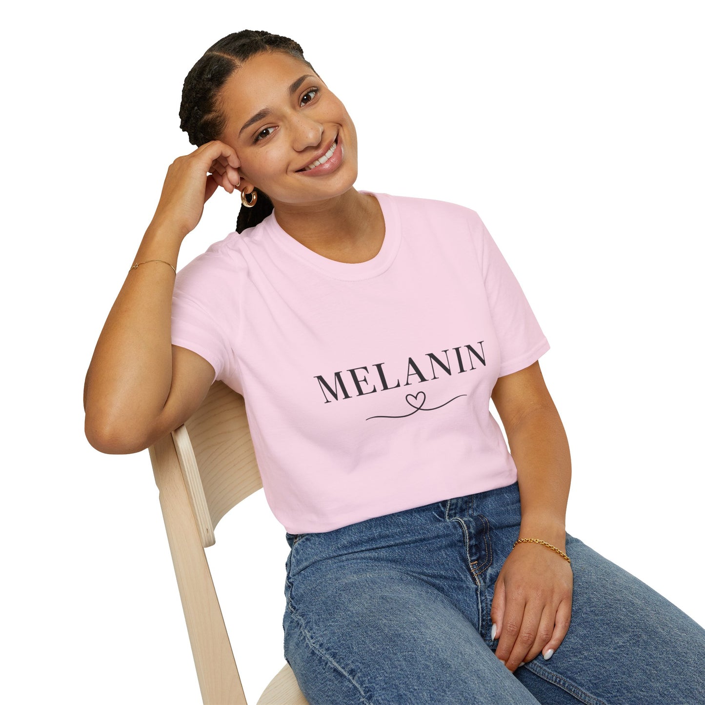 Melanin T-Shirt | Black Woman Gift | Melanin Black Girl Shirt | Afro Woman Shirt