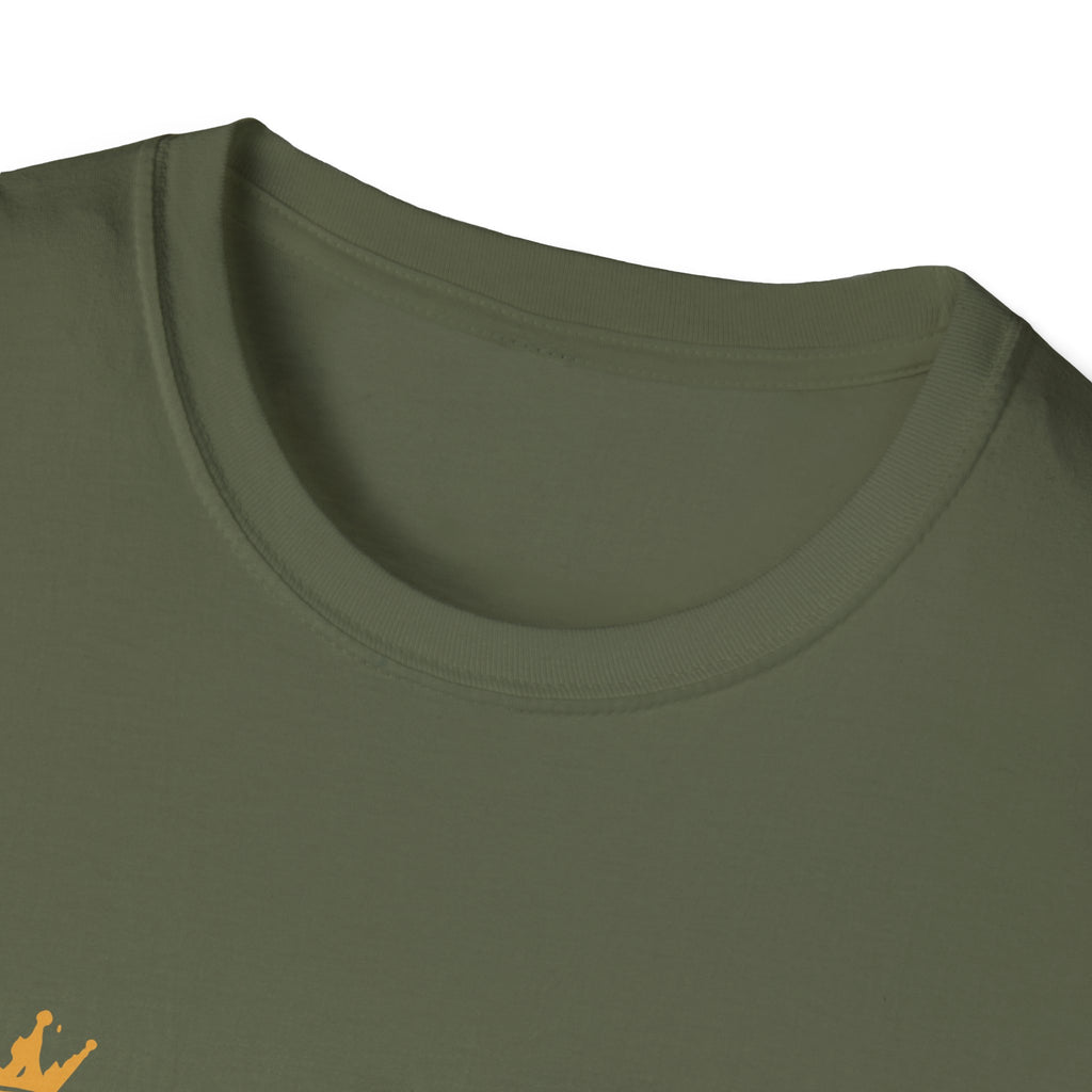 Crown Design Unisex Softstyle T-Shirt, Casual Wear, Gift for Him/Her, Birthday, Everyday Style, Fashion Statement