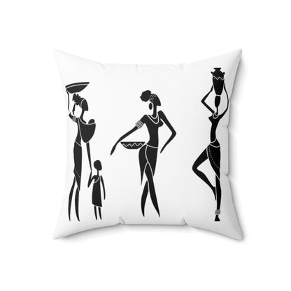 Spun Polyester Square Pillow