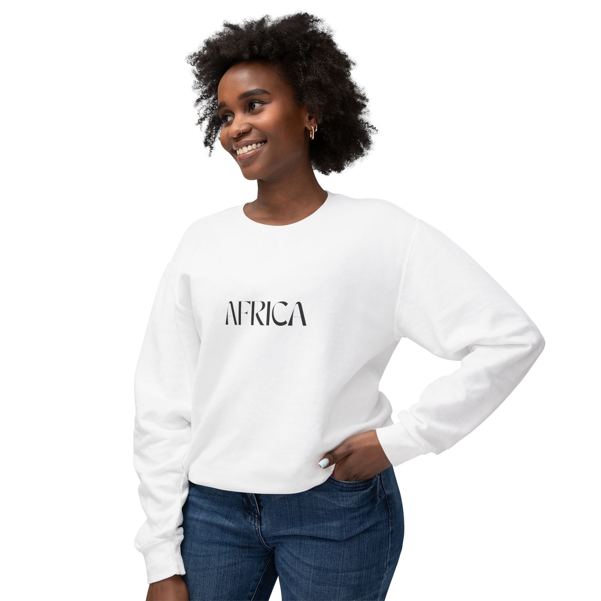 Africa Minimalist Crewneck Sweatshirt