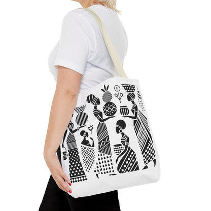 Elegant Tribal Women Art Tote Bag