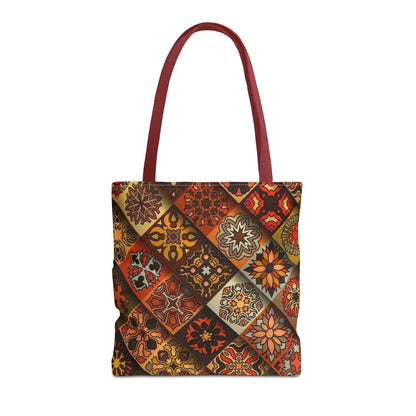 Ethnic Mosaic Art Tote Bag – Colorful, Durable, and Stylish