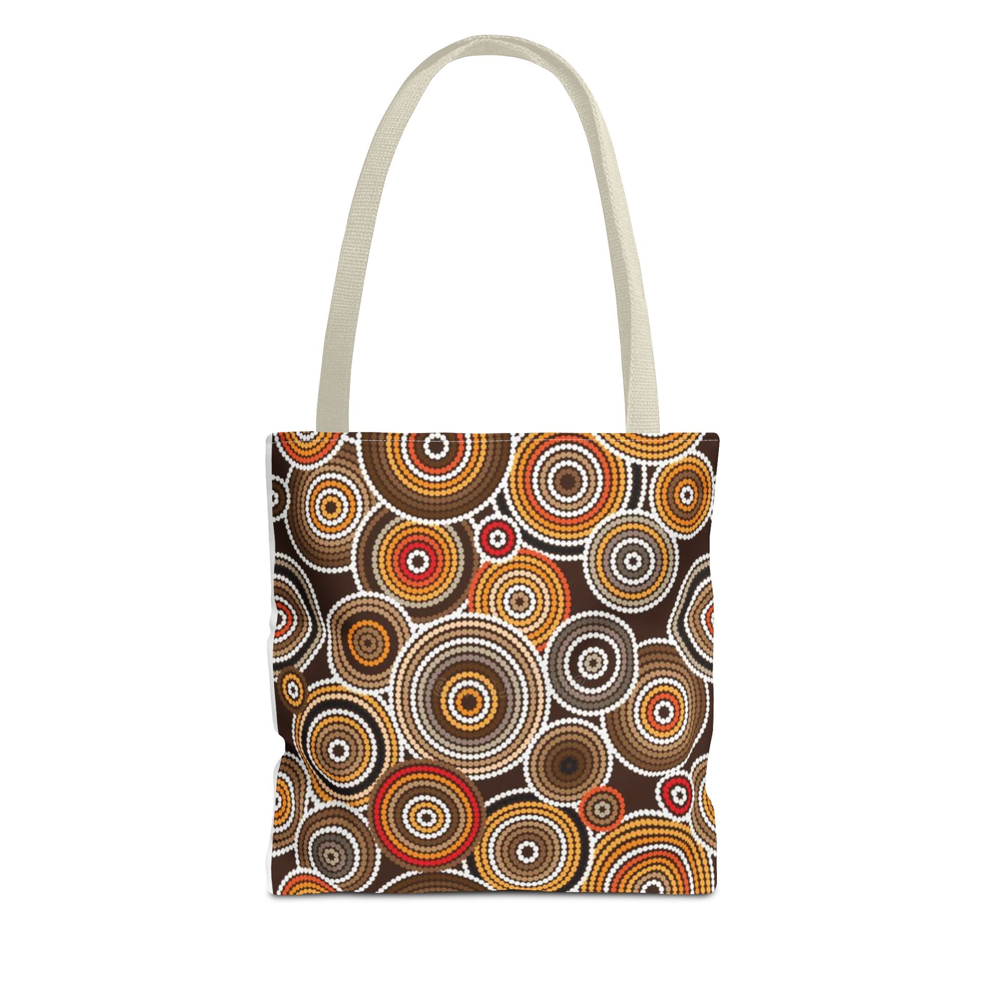 African Print Tote Bag – Echo Circles Pattern | Cultural Heritage Design