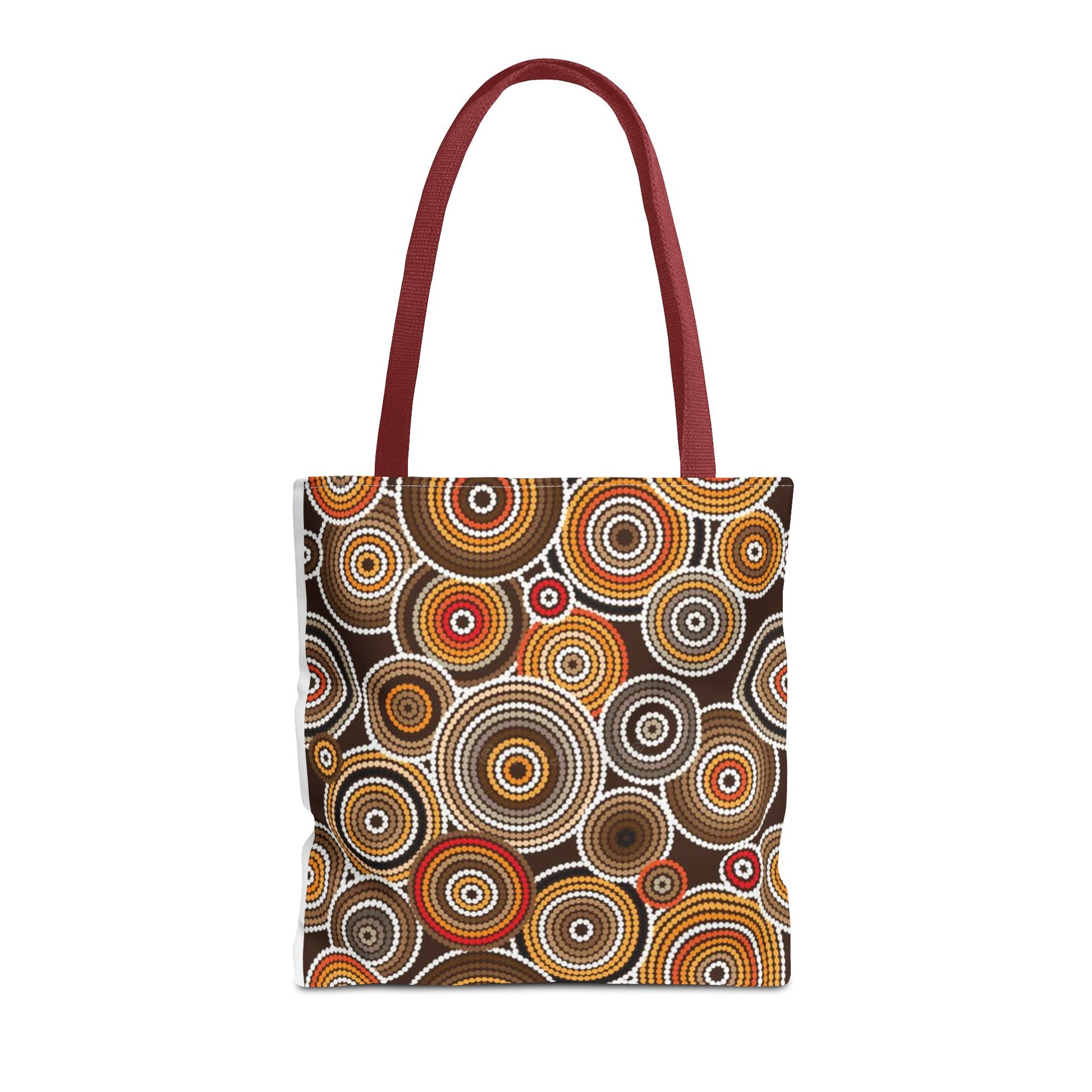 African Print Tote Bag – Echo Circles Pattern | Cultural Heritage Design