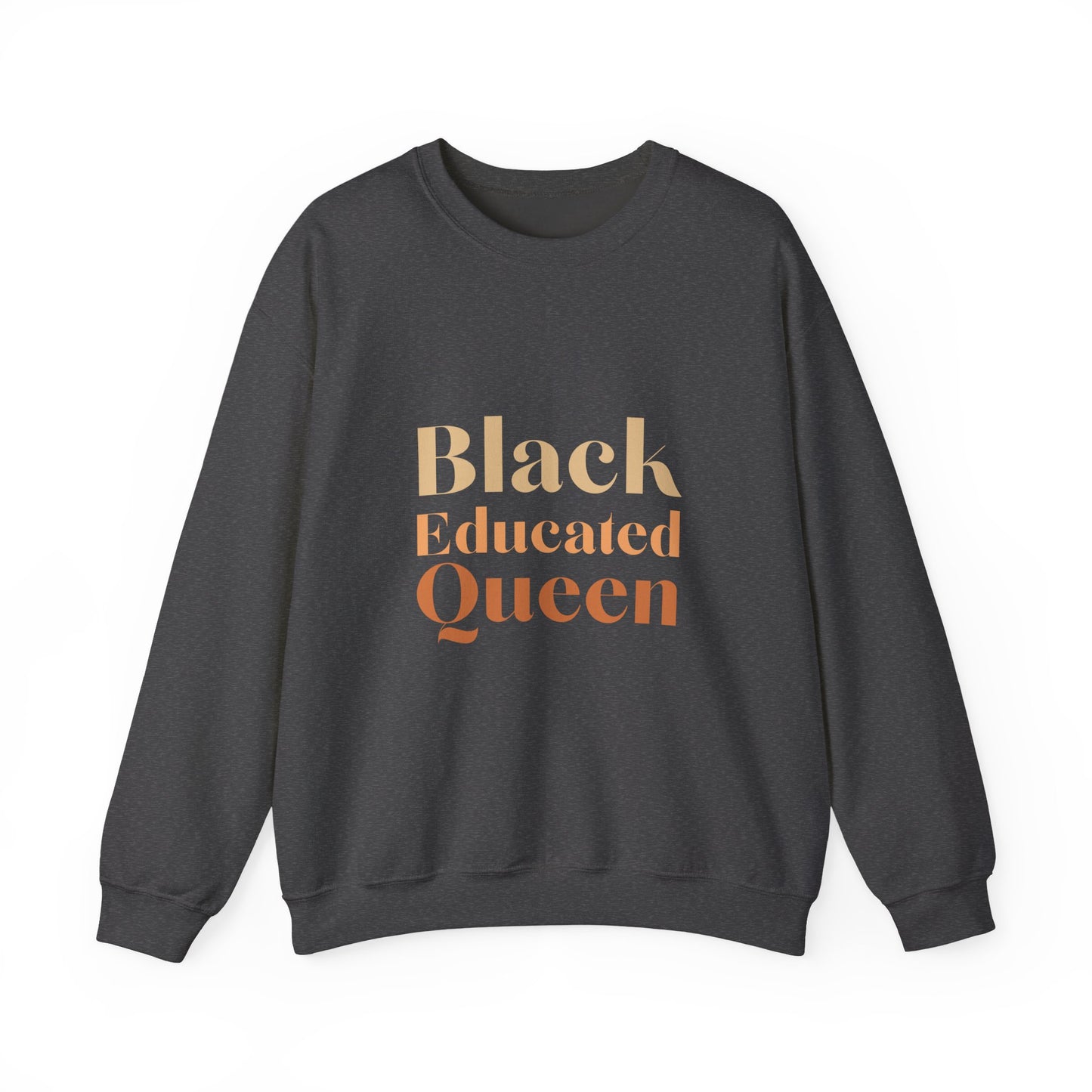 Black Educated Queen Unisex Crewneck Sweatshirt