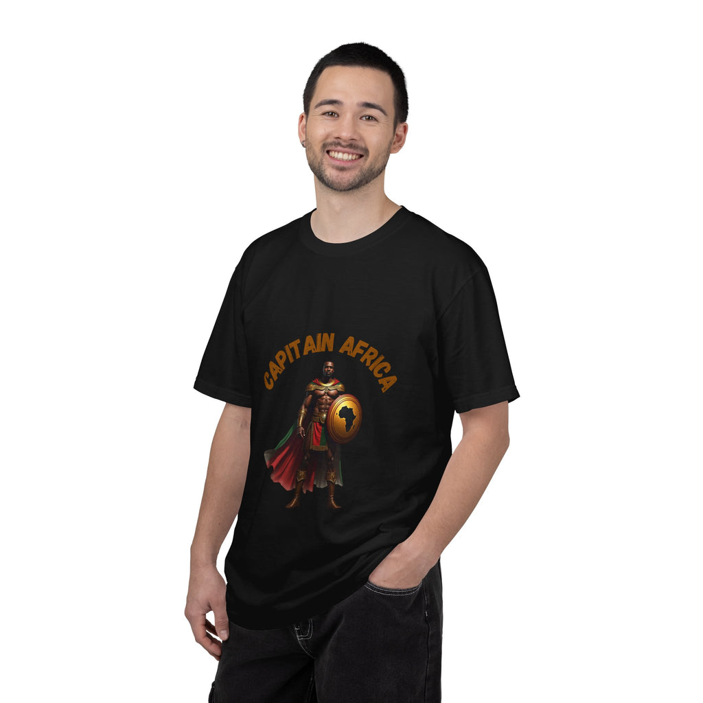 Captain Africa Unisex Garment-Dyed T-Shirt - Bold Graphic Tee for Adventurers