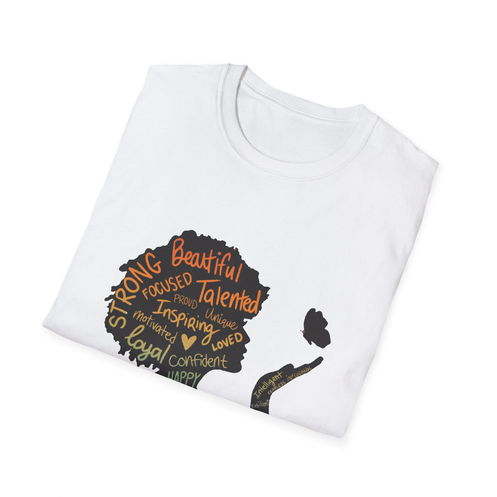 Empowering Word Art T-Shirt, Positive Affirmation Tee, Unisex Inspirational Shirt, Self-Love Gift, Motivational Apparel