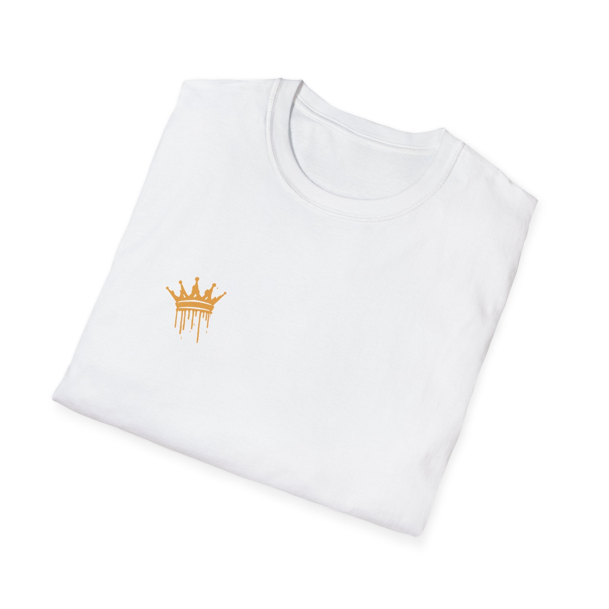 Crown Design Unisex Softstyle T-Shirt, Casual Wear, Gift for Him/Her, Birthday, Everyday Style, Fashion Statement
