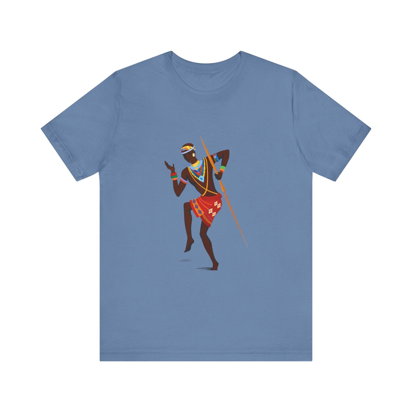 Warrior Rhythm African Tribal Dance T-Shirt – Unisex Cultural Heritage Tee